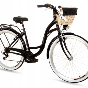 DAMSKI ROWER MIEJSKI 28 LEKKI DAMKA 7 SHIMANO KOSZ