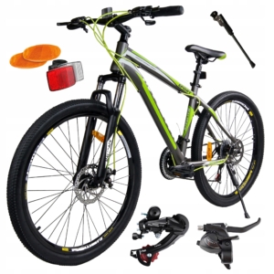 ROWER GÓRSKI MTB 26 SHIMANO 21 BIEGÓW SHIMANO 2xTarcze RAMA 18