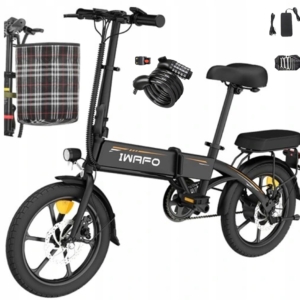 Składany Rower Elektryczny Składany E-Bike IWAFO IE1 60km 16